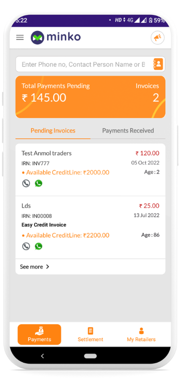 invoice payment platform for fmcg distributors